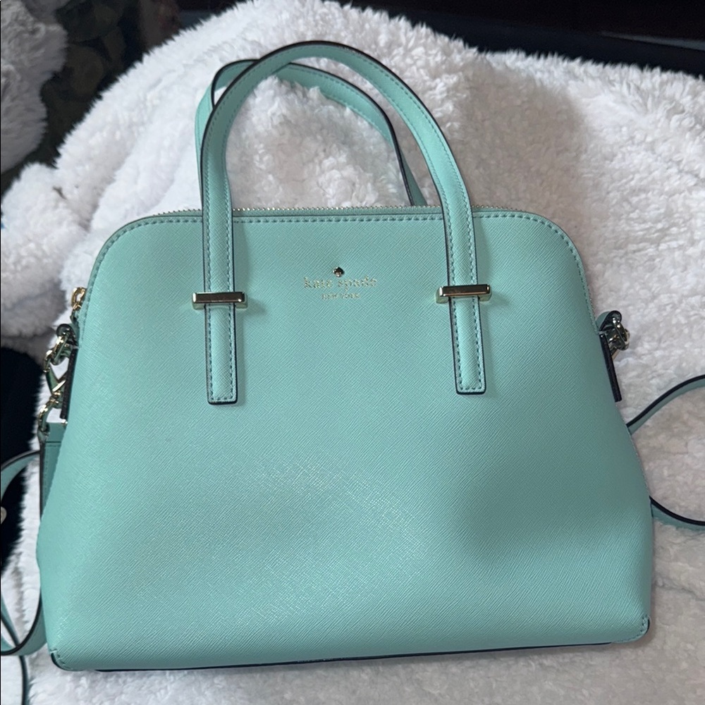 Kate Spade minty handbag with crossbody strap